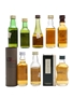 Assorted Single Malt Scotch Whisky inc. Aberlour 100 Proof 8 x Miniature