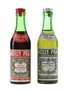 Noilly Prat Extra Dry & Rouge Bottled 1950s-1960s 2 x 7cl