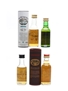 Bowmore, Glenmorangie, Glenlivet & Glen Grant Bottled 1990s-2000s 4 x 5cl