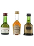 Courvoisier, Hennessy & Prince Hubert De Polignac  3 x 2.9cl-3cl / 40%