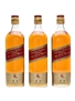 Johnnie Walker Red Label Bottled 1970s 3 x 75cl