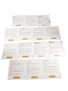 Ardbeg, Bailie Nicol Jarvie & Glenmorangie Tasting Notes Cards 15cm x 10.5cm