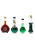 Assorted French Liqueurs Bardinet, Cusenier, Garnier 4 x 5cl