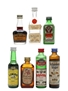 Assorted German Liqueurs & Spirits Jagermeister, Limbo, Schinken Hager, Schlichte, Schladerer, Thienelt 7 x 2cl-5cl