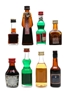 Assorted Liqueurs Of The World Dolfi, Frangelico, Fuentes, Get, Gran DYC, Irish Mist, Peter Heering 8 x 3cl-5cl