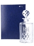 Thomas Webb Crystal Decanter With Stopper  24.5cm x 9.5cm