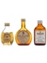 Assorted Blended Scotch Whisky Dimple 12 Year Old, Glamis Castle & Haig Gold Label 3 x 5cl / 40%