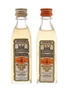 Old Bushmills 3 Star Bottled 1970s 2 x 4.7cl & 5cl