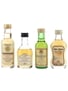 Auchentoshan, Dalwhinnie, Glenlivet & Isle Of Jura Bottled 1980s 4 x 5cl