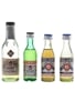 Pernod & Ricard Bottled 1950s, 1960s & 1970s 4 x 3cl-7cl