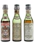 Martini Vino Vermouth Bottled 1940s-1950s 3 x 5cl / 17%