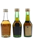 Hine & Martell Bottled 1960s-1970s 3 x 3cl-5cl / 40%