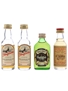 Glenfarclas, Glenfiddich & Glenmorangie Bottled 1970s & 1980s 4 x 4.7cl-5cl / 40%