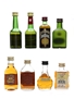 Assorted Whisky Liqueurs Atholl Brose, Bannermans, Buchanan's, Glayva, Hot Toddy, Irish Mist & Stag's Breath 8 x 5cl