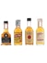 Assorted Bourbon Whiskies Early Times, Four Roses, Seagram's & Virginia Gentleman 4 x 5cl