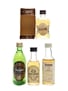 Assorted Speyside Single Malts Cardhu, Glenfiddich, Glen Grant & Tamdhu 4 x 5cl