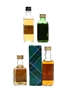 Assorted Blended Scotch Whisky Antiquary, Dewar's, King's Ransom & Spey Cast 4 x 5cl