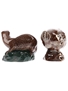 Whyte & Mackay Haggis & Otter Ceramic Miniatures  2 x 5cl / 40%