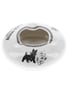 Black & White Cigar Ashtray  12cm x 12cm x 4cm