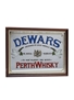 Dewar's Perth Whisky Mirror  30.5cm x 23cm