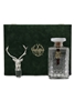 Glenfiddich Crystal Silver Stags Head Decanter Memorabilia 