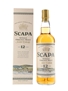 Scapa 12 Year Old Bottled 1990s 70cl / 40%