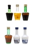 De Kuyper Liqueurs Bottled 1970s-1980s 6 x 3cl-3.5cl