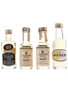 Hiram Waker's & Lauder's Blends Bottled 1970s-1980s 4 x 4.7cl-5cl