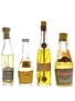 Assorted Yellow Liqueurs Bottled 1950s - Cernusco, Izarra, Maestracci, Moroni 4 x 3cl-5cl