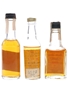 Bourbon Supreme, Kentucky Gentleman & Shenley Bottled 1950s-1970s 3 x 4.7cl