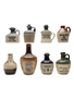 Assorted Scotch Whisky Ceramics  8 x 5cl