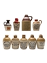 Assorted Scotch Whisky Ceramics  9 x 5cl