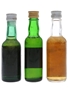 Moliq's Pride, Pig's Nose & William Lawson's Bottled 1970s 3 x 4cl-4.7cl