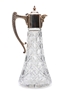 Silver Plated Crystal Claret Jug  30cm x 13cm