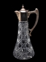 Silver Plated Crystal Claret Jug  30cm x 13cm