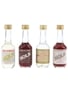 Bols Cherry Brandy, Creme De Bananes, Creme De Cacao & Gold Liqueur Bottled 1970s 4 x 5cl