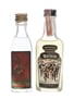 El Cuate & Mariachi Tequila Bottled 1970s 4.7cl & 5cl