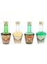 De Kuyper Liqueurs Apricot Brandy, Creme de Bananes, Creme de Menthe & Peach Brandy 4 x 3.5cl