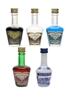 De Kuyper Liqueurs Blue Curacao, Creme de Cacao, Parfait Amour, Pimpeltjens & White Curacao 5 x 3cl-3.5cl