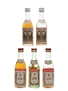 Haggipavlu & Keo Brandy Bottled 1970s 5 x 5cl / 40%