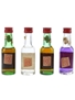 Bols Liqueurs Apricot, Gold, Parfait Amour & Peach 4 x 3cl