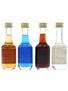 Bols Liqueurs Apricot, Blue Curacao, Cherry Brandy & Coconut Liqueur 4 x 3.5cl