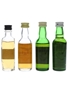 Assorted Blended Scotch Whisky Antiquary, Chequers, Cutty Sark & Golden Beneagles 4 x 4.7cl-5cl / 40%