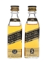 Johnnie Walker Black Label Bottled 1980s 2 x 5cl / 40%