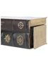 Wooden Book-Shaped Bottle Case A Farewell To Arms & Oliver Twist 35.5cm x 14cm x 11cm