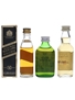 Black & White, Johhnie Walker And Whyte & Mackay  3 x 5cl / 40%