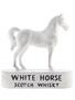 White Horse Scotch Whisky Chalkware Bar Ornament Kelsboro Ware 22cm x 21xm