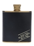 Johnnie Walker Black Label Hip Flask Gold Plated 9cm x 7cm