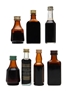 Assorted Irish Coffee Liqueurs 7 x Miniature 