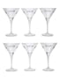 Beluga Martini Cocktail Glasses Bormioli 